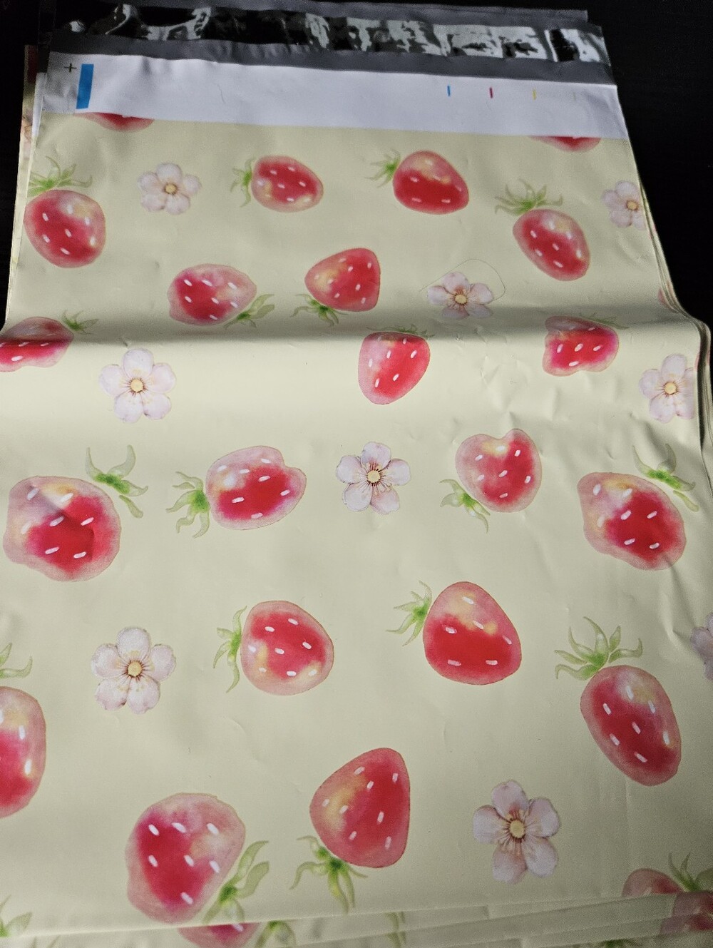 Strawberry Floral Polymailer Packages